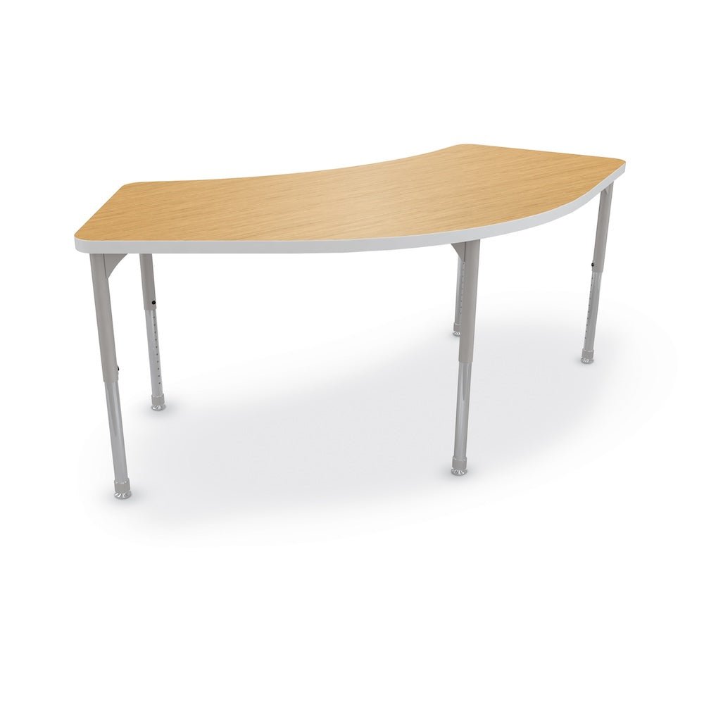 MooreCo Hierarchy Cheshire Table (Standard) – Black Legs (Standing Height) - SchoolOutlet