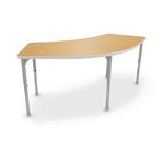 MooreCo Hierarchy Cheshire Table (Standard) – Black Legs (Standing Height) - SchoolOutlet