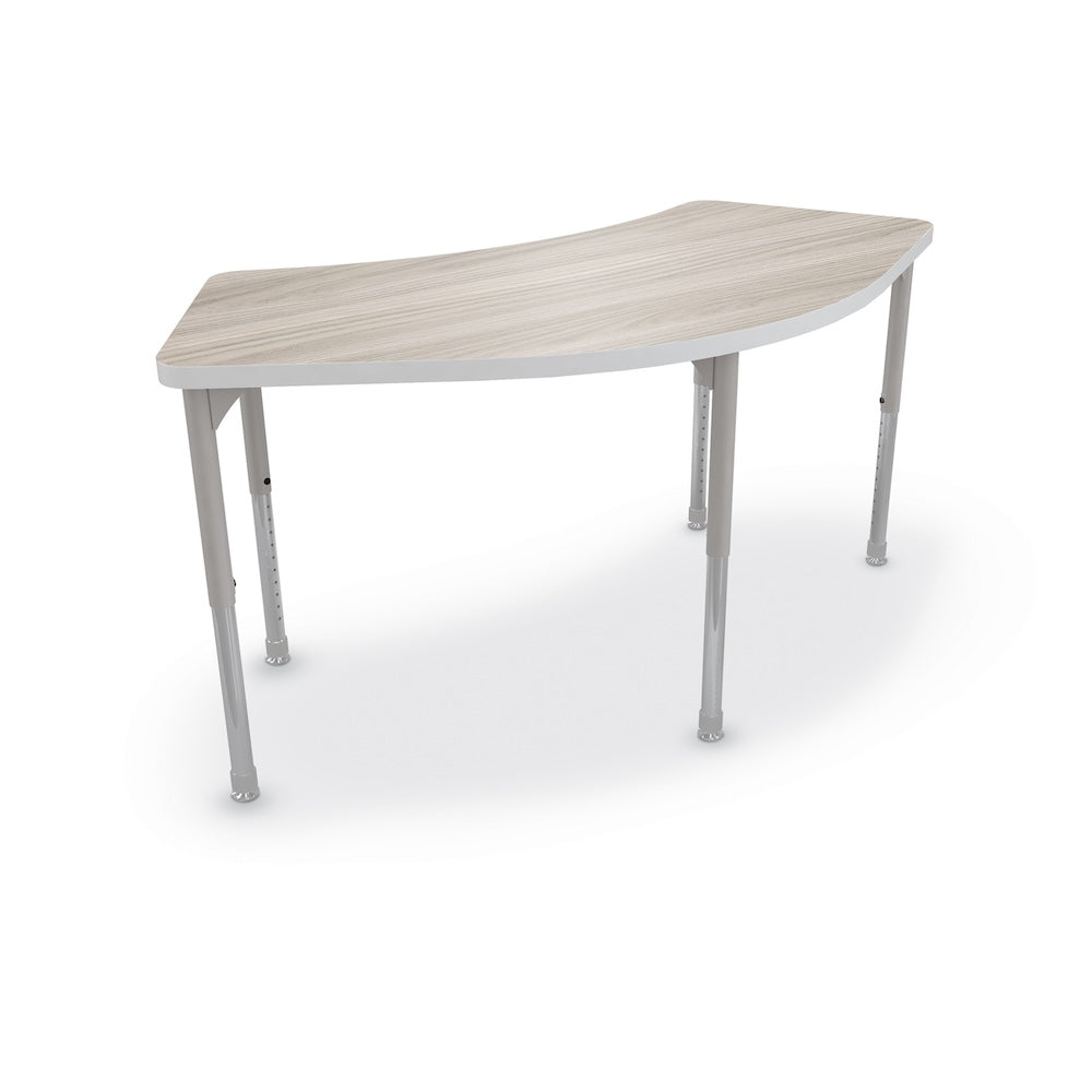 MooreCo Hierarchy Cheshire Table (Standard) – Black Legs (Standing Height) - SchoolOutlet