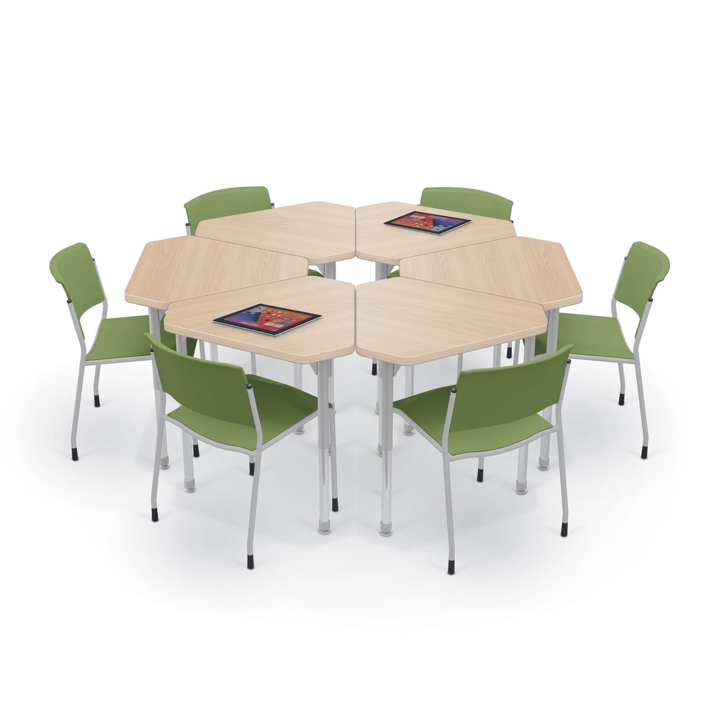 MooreCo Hierarchy Monroe Collaborative Classroom Desk (MOR - 1783K7909 - XXX) - SchoolOutlet