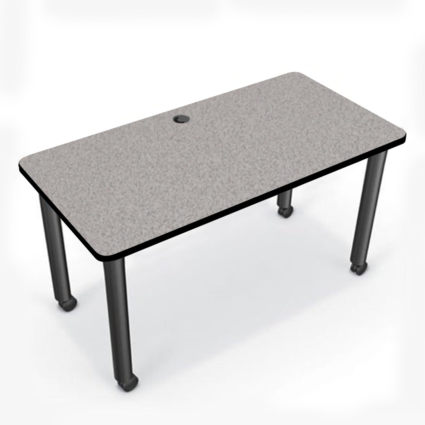 Mooreco Modular Conference Table - Rectangle - 58"W x 29"D - Black Edgeband (Mooreco 27742) - SchoolOutlet