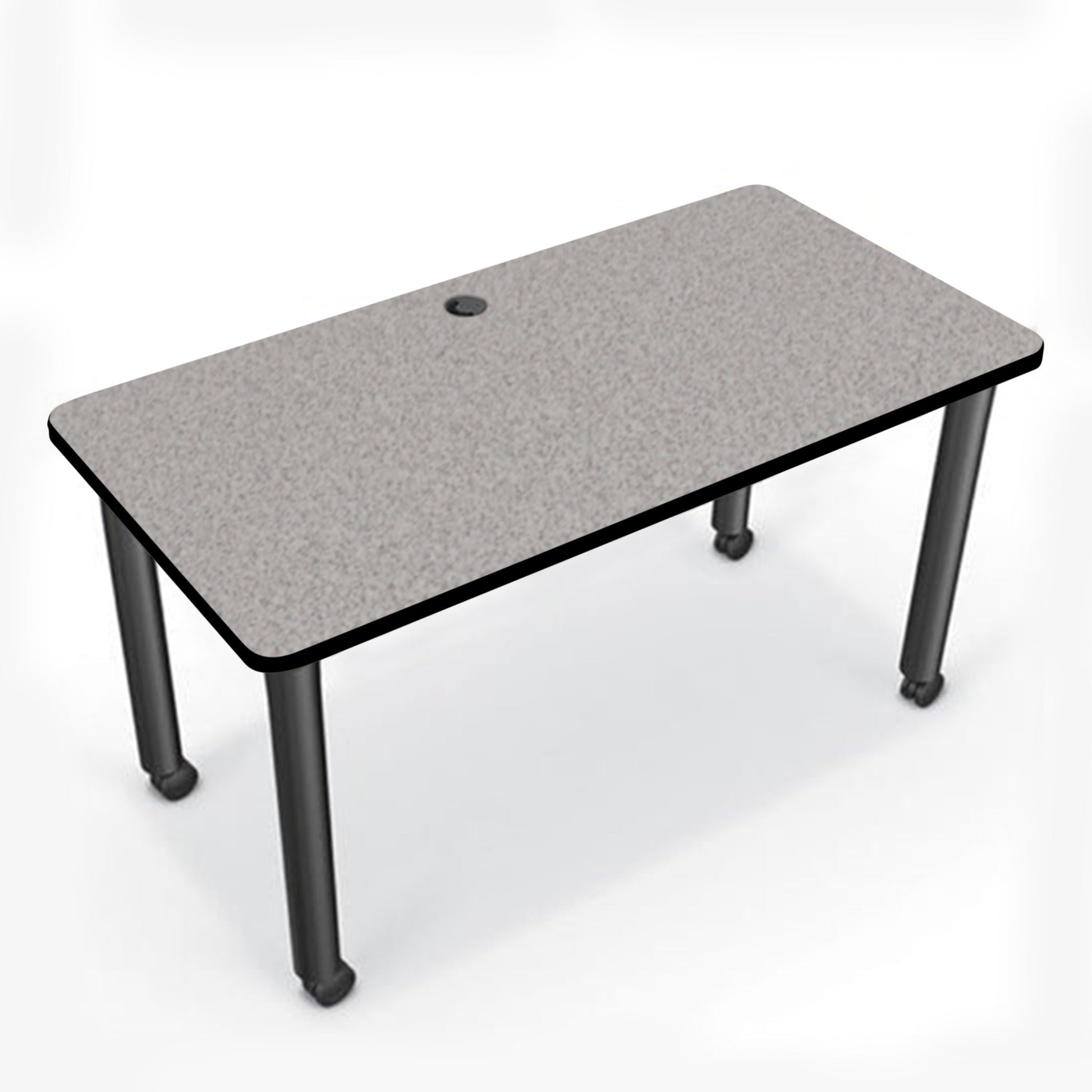 Mooreco Modular Conference Table - Rectangle - 58"W x 29"D - Black Edgeband (Mooreco 27742) - SchoolOutlet