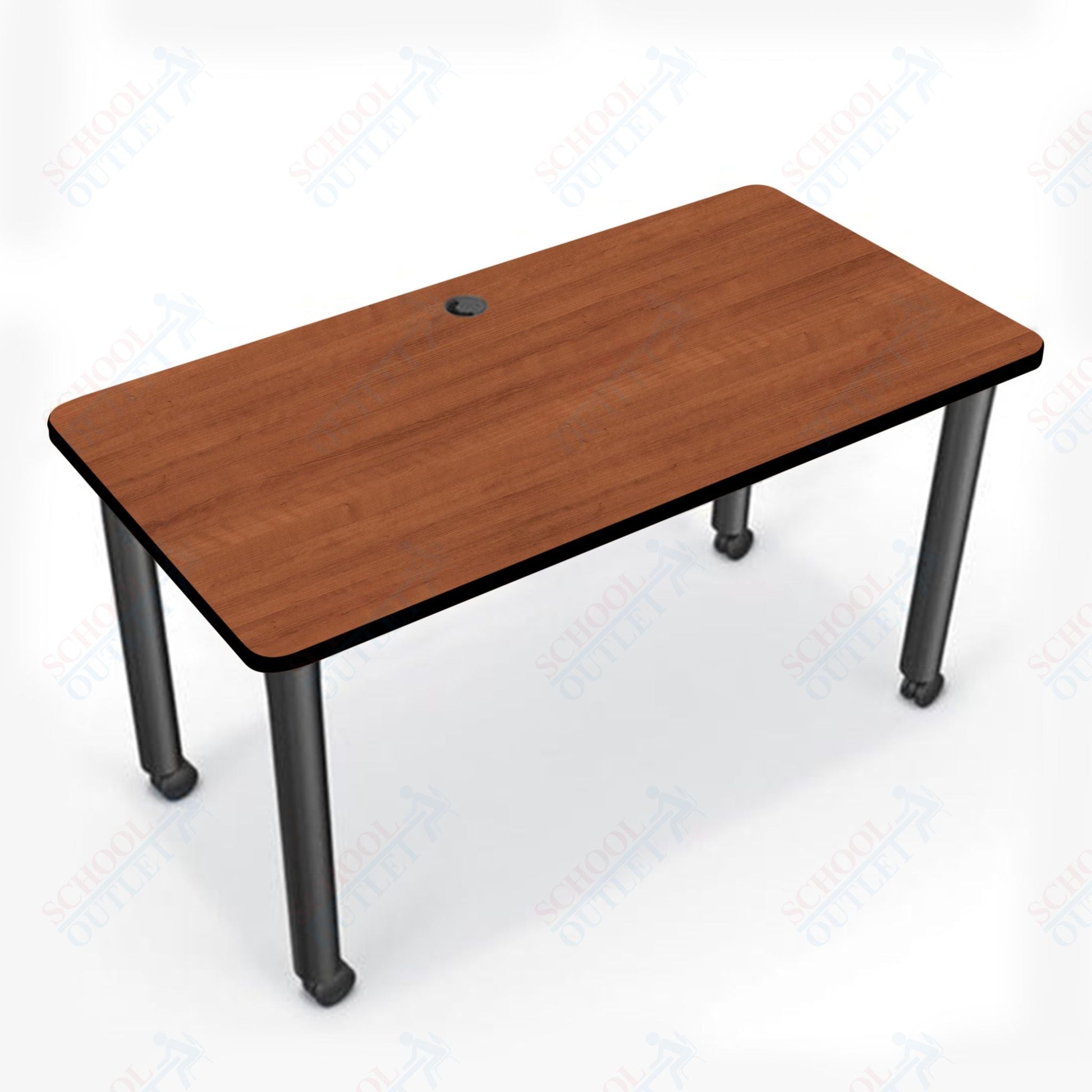 Mooreco Modular Conference Table - Rectangle - 58"W x 29"D - Black Edgeband (Mooreco 27742) - SchoolOutlet