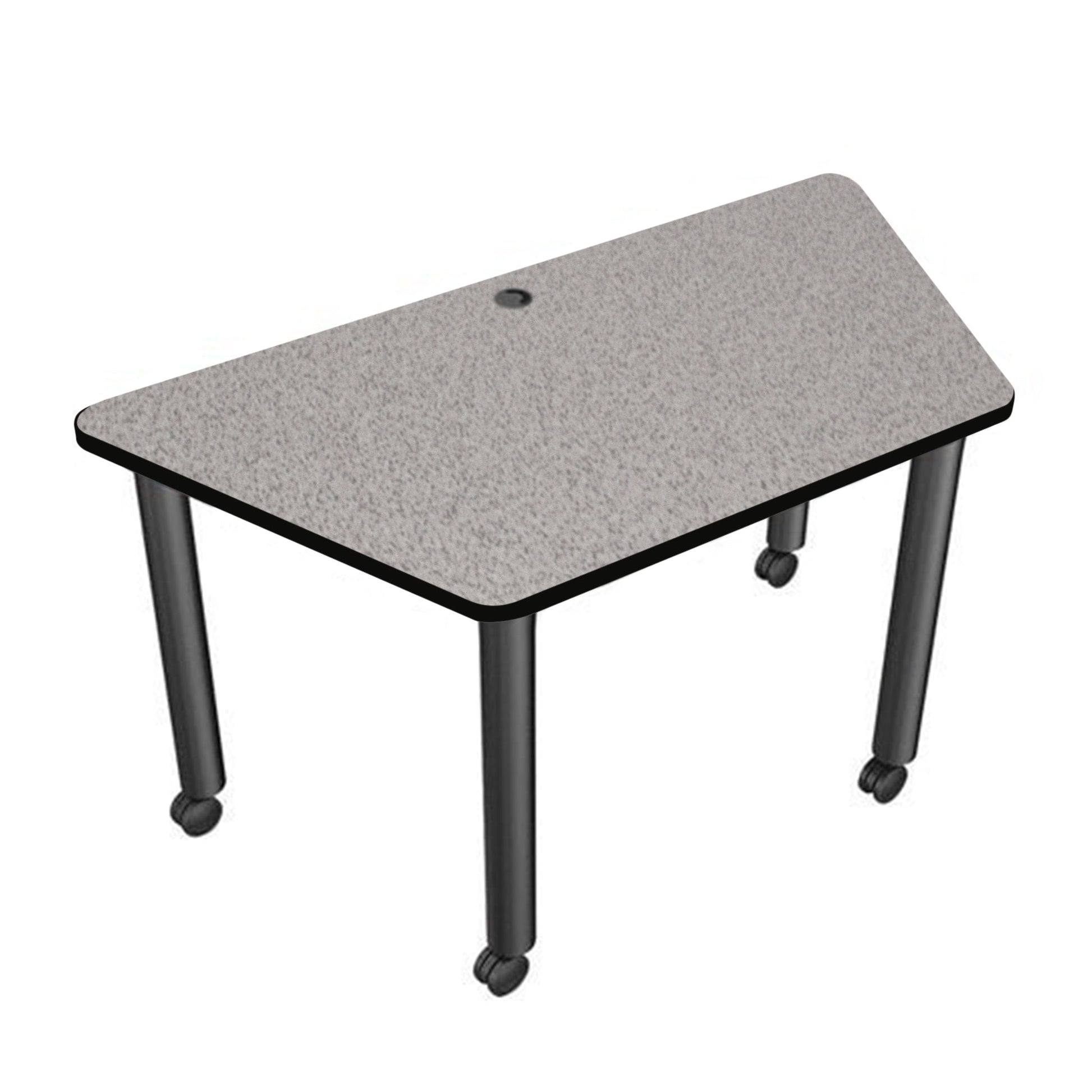 Mooreco Modular Conference Table - Trapezoid - 58"W x 29"D - Black Edgeband (Mooreco 27744) - SchoolOutlet