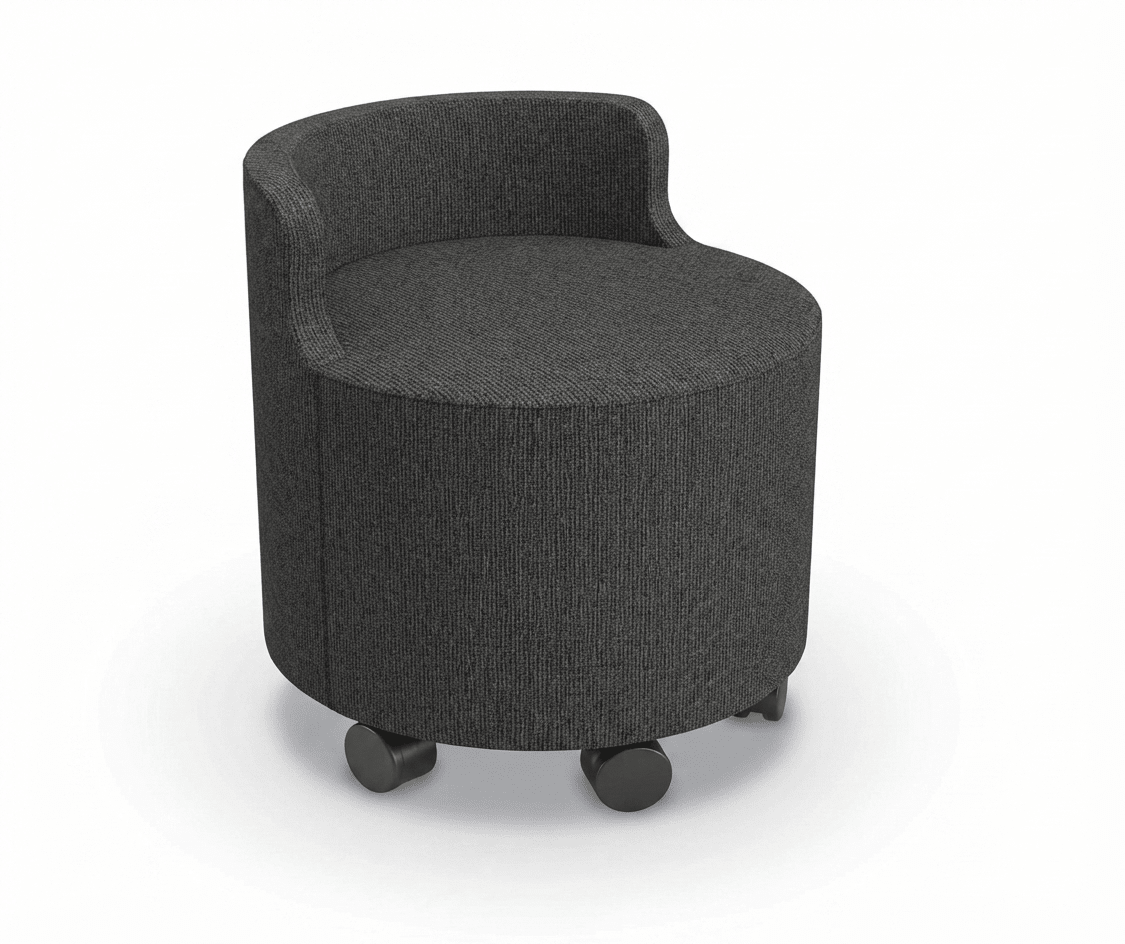 MooreCo Soft Seating Orbit Low Back Chair 21" Round - 18" Seat Height (MOR-3000CHBT-18-21X) - SchoolOutlet