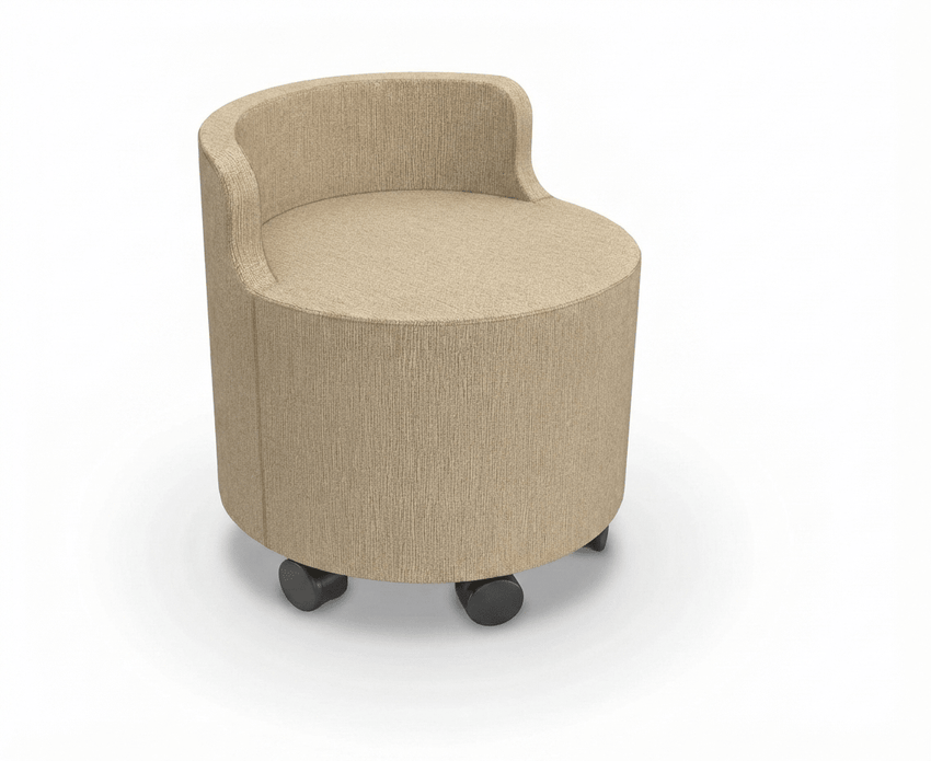 MooreCo Soft Seating Orbit Low Back Chair 21" Round - 18" Seat Height (MOR-3000CHBT-18-21X) - SchoolOutlet