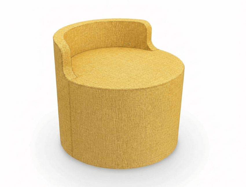 MooreCo Soft Seating Orbit Low Back Chair 21" Round - 18" Seat Height (MOR-3000CHBT-18-21X) - SchoolOutlet
