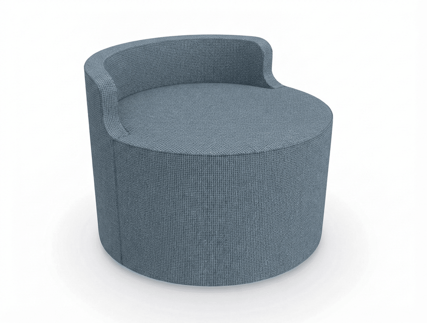 MooreCo Soft Seating Orbit Low Back Chair 21" Round - 18" Seat Height (MOR-3000CHBT-18-21X) - SchoolOutlet