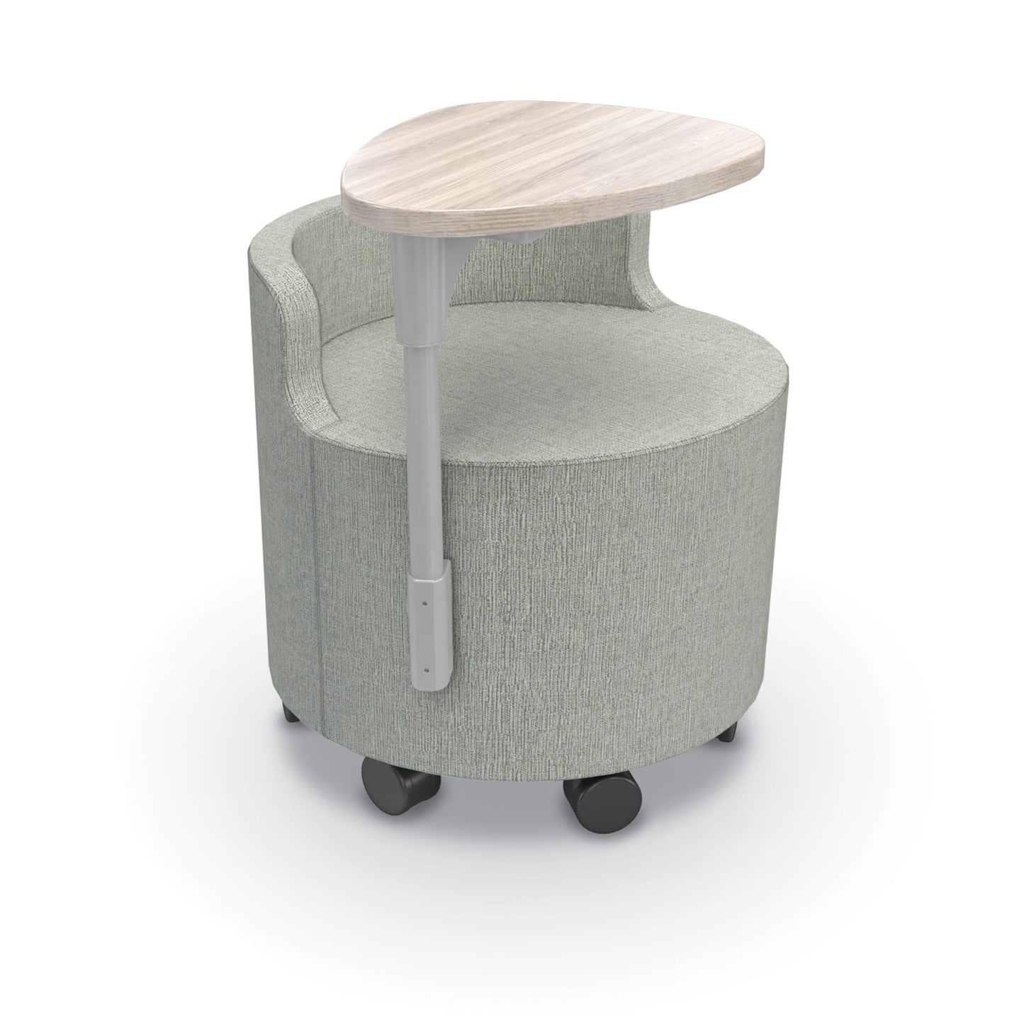 MooreCo Soft Seating Orbit Low Back Chair with Tablet Arm 21" Round - 18" Seat Height (MOR - 3000CHBT - 18 - 21X - TA) - SchoolOutlet