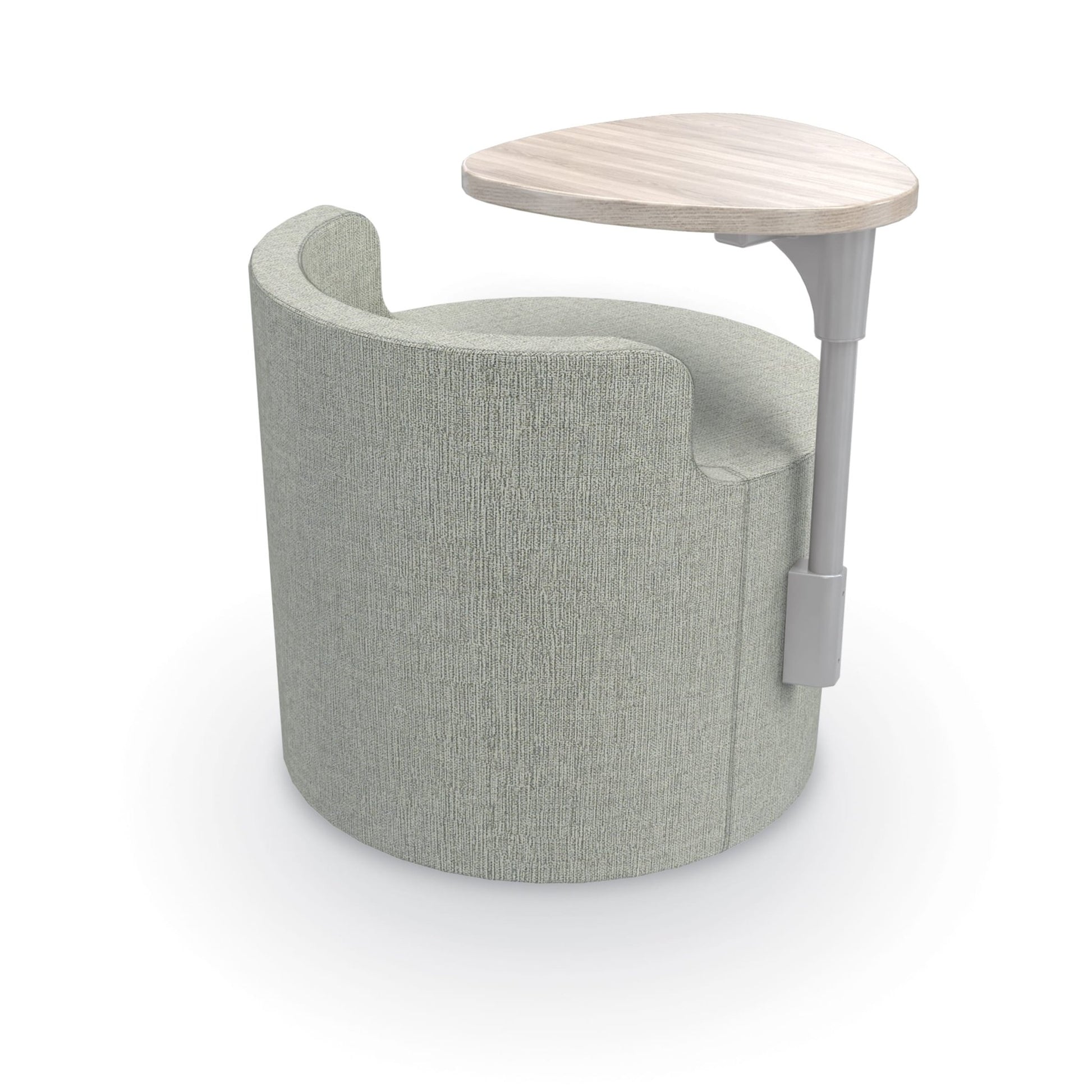 MooreCo Soft Seating Orbit Low Back Chair with Tablet Arm 21" Round - 18" Seat Height (MOR - 3000CHBT - 18 - 21X - TA) - SchoolOutlet
