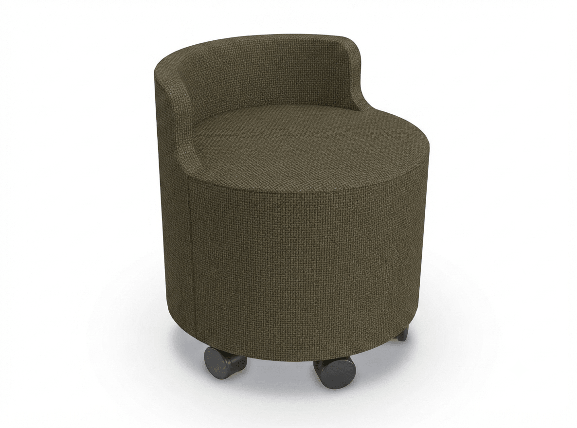 MooreCo Soft Seating Orbit Low Back Chair 25" Round - 18" Seat Height (MOR-3000CHBT-18-25X) - SchoolOutlet