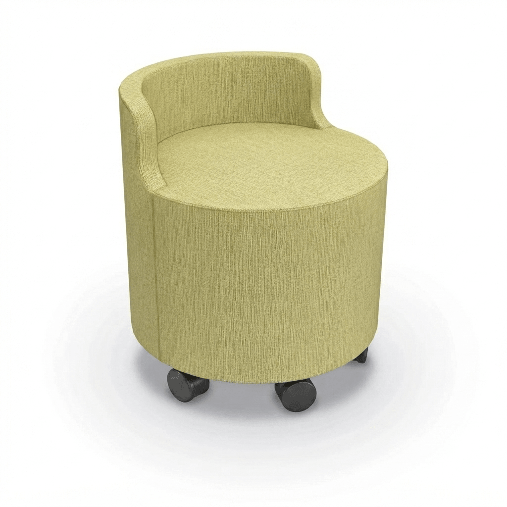 MooreCo Soft Seating Orbit Low Back Chair 25" Round - 18" Seat Height (MOR-3000CHBT-18-25X) - SchoolOutlet