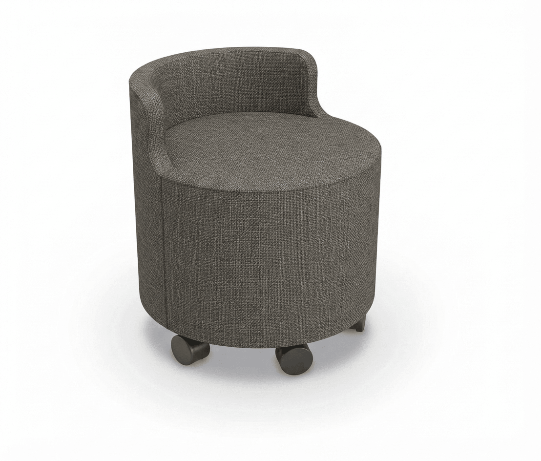 MooreCo Soft Seating Orbit Low Back Chair 25" Round - 18" Seat Height (MOR-3000CHBT-18-25X) - SchoolOutlet