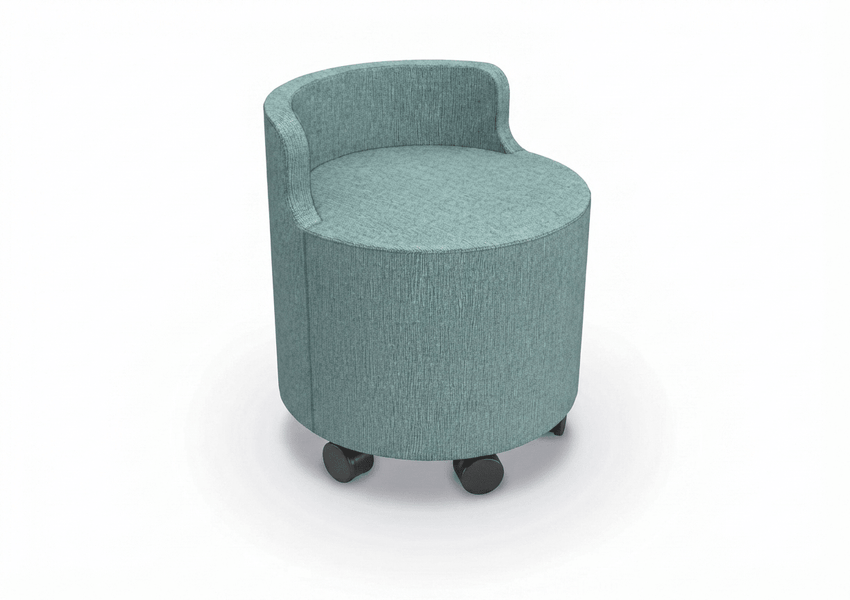 MooreCo Soft Seating Orbit Low Back Chair 25" Round - 18" Seat Height (MOR-3000CHBT-18-25X) - SchoolOutlet