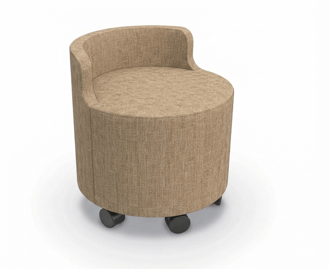 MooreCo Soft Seating Orbit Low Back Chair 25" Round - 18" Seat Height (MOR-3000CHBT-18-25X) - SchoolOutlet