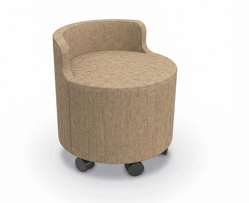MooreCo Soft Seating Orbit Low Back Chair 25" Round - 18" Seat Height (MOR-3000CHBT-18-25X) - SchoolOutlet