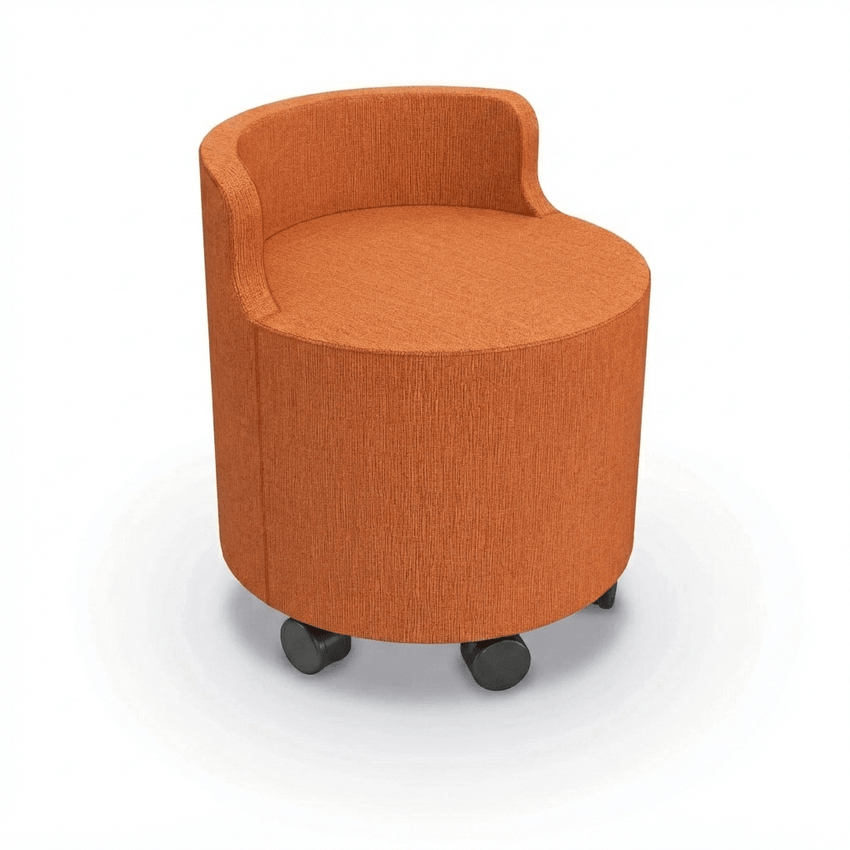MooreCo Soft Seating Orbit Low Back Chair 25" Round - 18" Seat Height (MOR-3000CHBT-18-25X) - SchoolOutlet