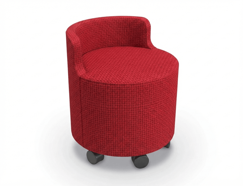 MooreCo Soft Seating Orbit Low Back Chair 25" Round - 18" Seat Height (MOR-3000CHBT-18-25X) - SchoolOutlet