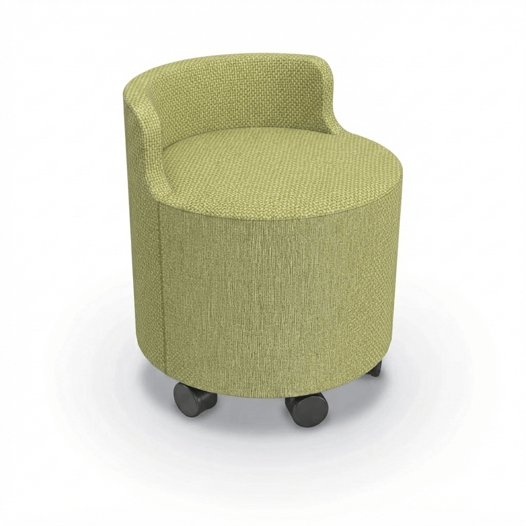MooreCo Soft Seating Orbit Low Back Chair 25" Round - 18" Seat Height (MOR-3000CHBT-18-25X) - SchoolOutlet