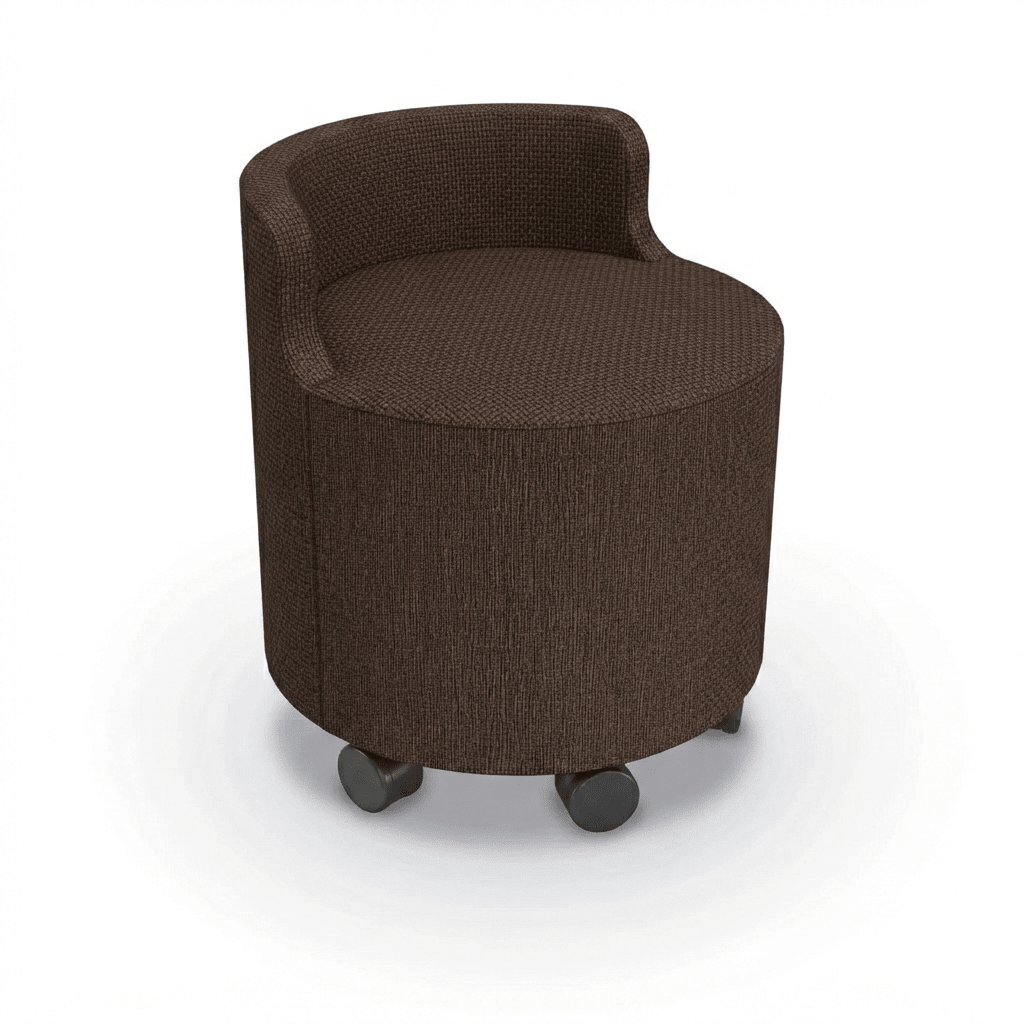 MooreCo Soft Seating Orbit Low Back Chair 25" Round - 18" Seat Height (MOR-3000CHBT-18-25X) - SchoolOutlet