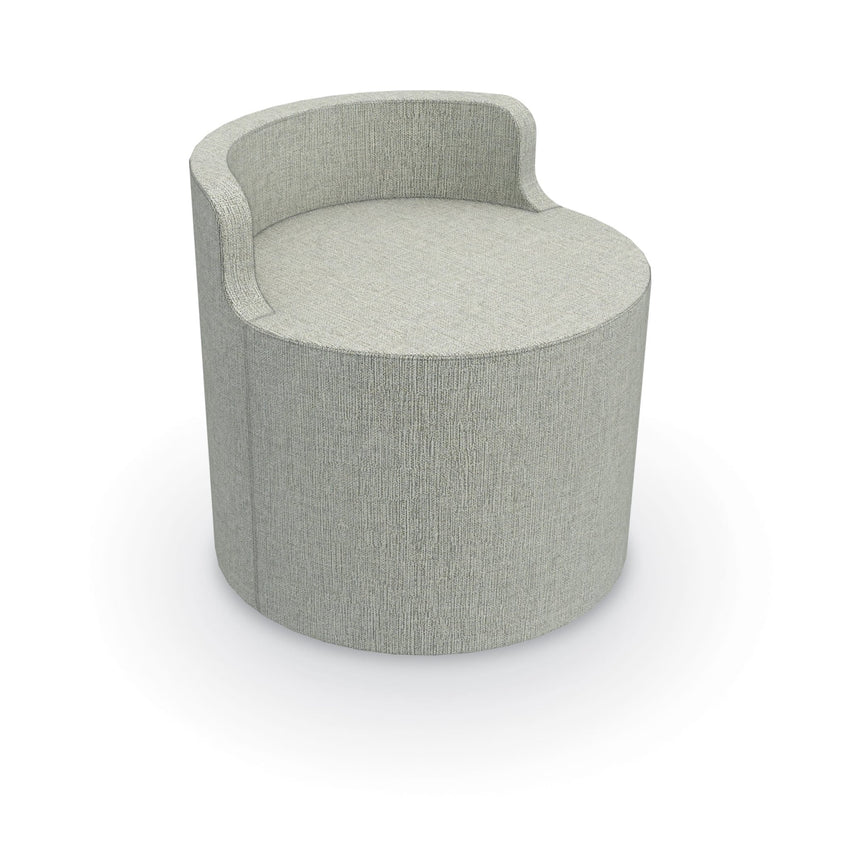 MooreCo Soft Seating Orbit Low Back Chair 25" Round - 18" Seat Height (MOR - 3000CHBT - 18 - 25X) - SchoolOutlet