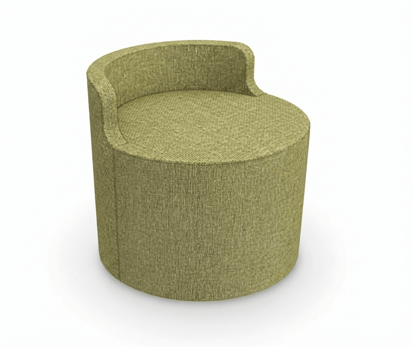MooreCo Soft Seating Orbit Low Back Chair 25" Round - 18" Seat Height (MOR-3000CHBT-18-25X) - SchoolOutlet