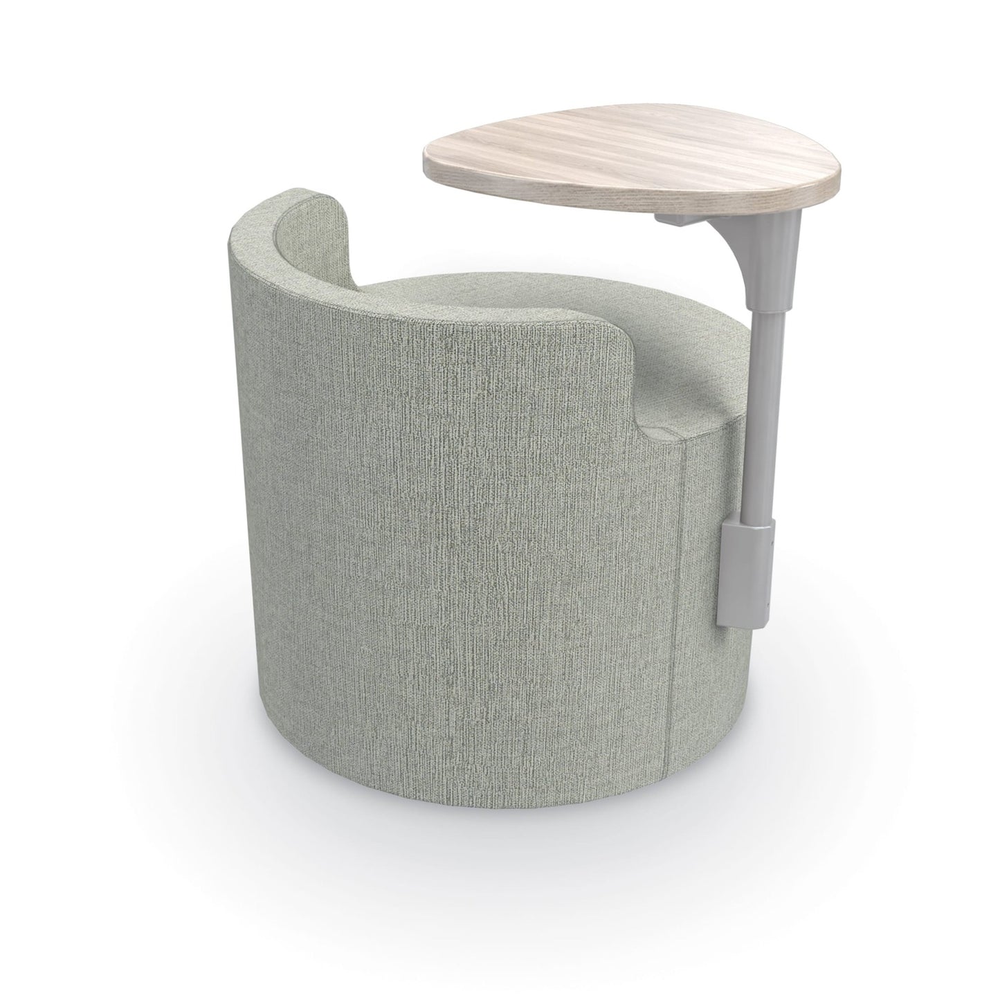 MooreCo Soft Seating Orbit Low Back Chair with Tablet Arm 25" Round - 18" Seat Height (MOR - 3000CHBT - 18 - 25X - TA) - SchoolOutlet