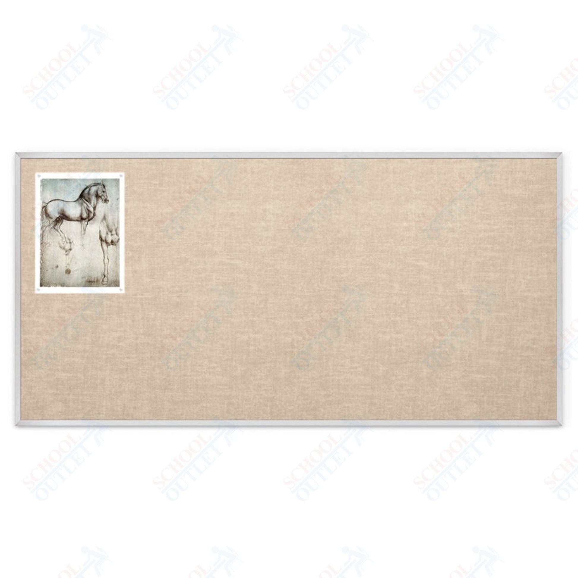Mooreco Vin - tak Tackboards - Aluminum Trim - 4'H x 8'W (MOR - 311AH) - SchoolOutlet