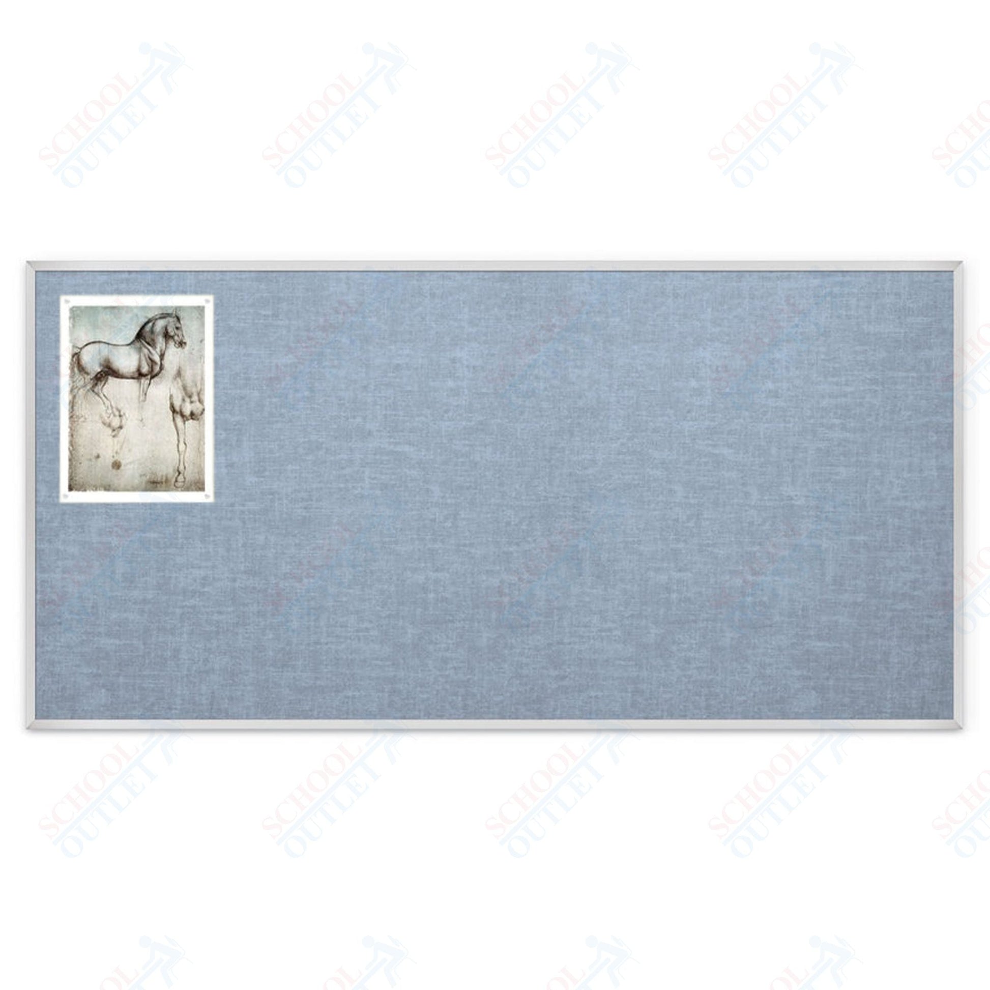 Mooreco Vin - tak Tackboards - Aluminum Trim - 4'H x 8'W (MOR - 311AH) - SchoolOutlet