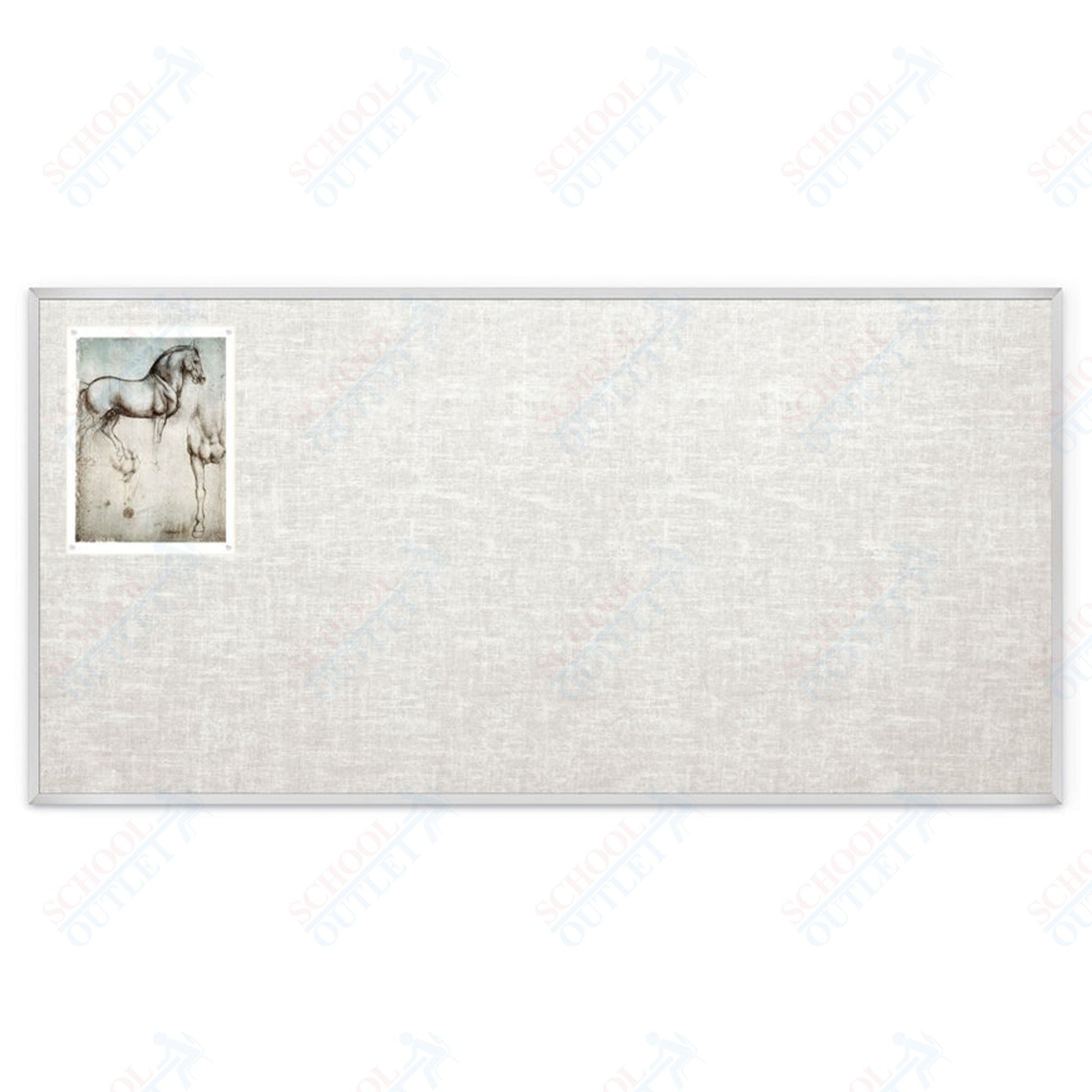 Mooreco Vin - tak Tackboards - Aluminum Trim - 4'H x 8'W (MOR - 311AH) - SchoolOutlet