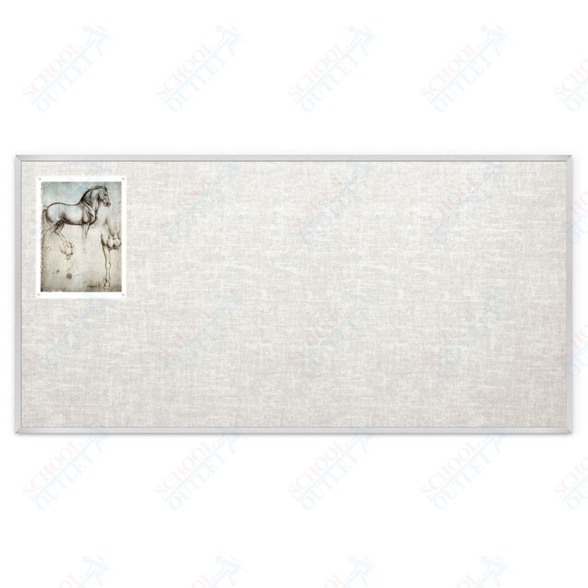 Mooreco Vin - tak Tackboards - Aluminum Trim - 4'H x 8'W (MOR - 311AH) - SchoolOutlet