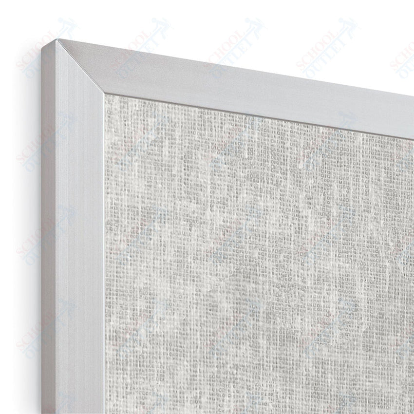 Mooreco Vin - tak Tackboards - Aluminum Trim - 4'H x 10'W (MOR - 311AK) - SchoolOutlet