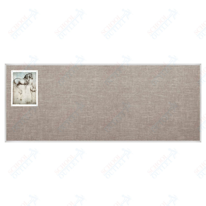 Mooreco Vin - tak Tackboards - Aluminum Trim - 4'H x 12'W (MOR - 311AM) - SchoolOutlet