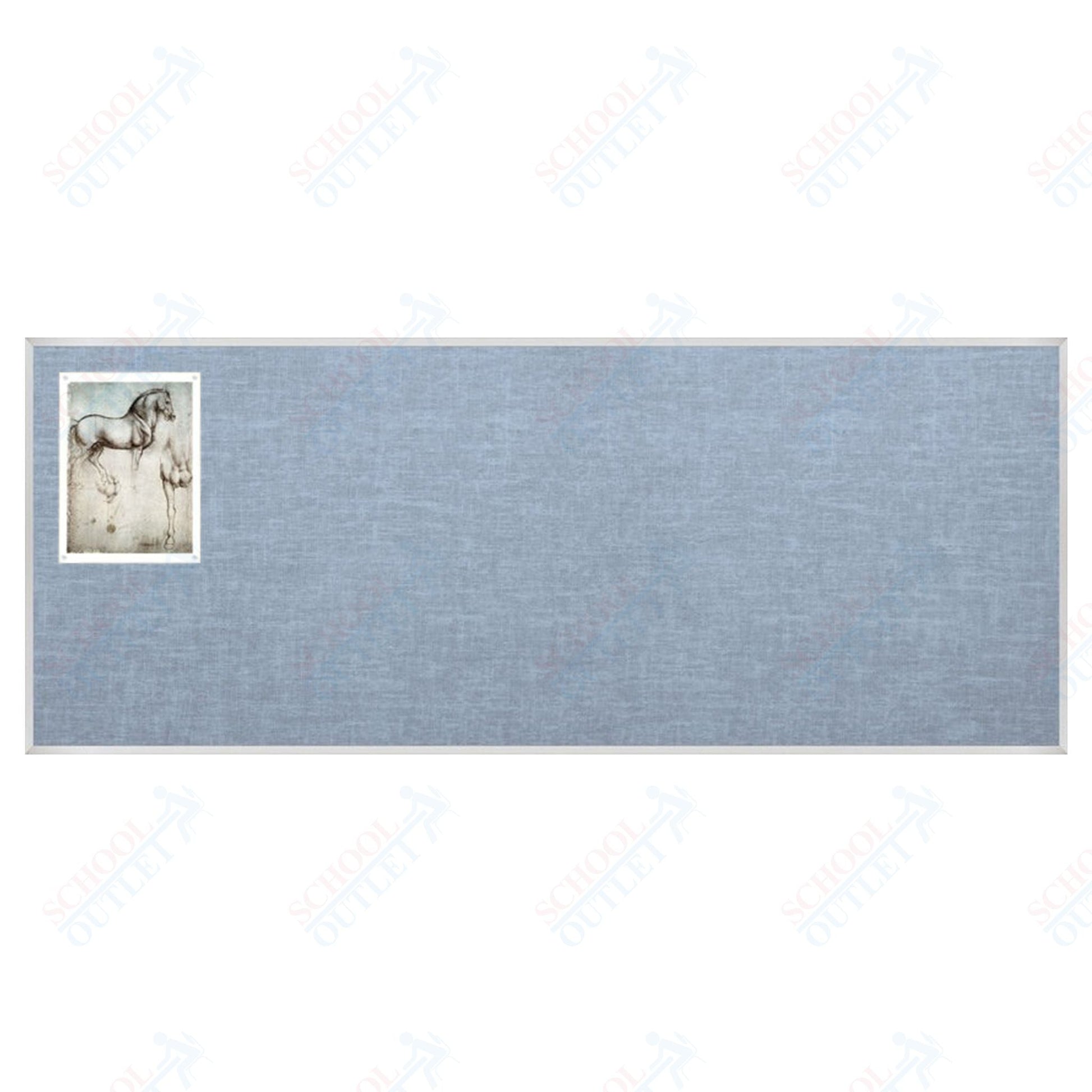 Mooreco Vin - tak Tackboards - Aluminum Trim - 4'H x 12'W (MOR - 311AM) - SchoolOutlet