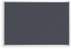 Mooreco Colored Cork - Plate Tackboard - Aluminum Trim - 2'H x 3'W (Mooreco 322AB)