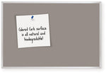 Mooreco Colored Cork - Plate Tackboard - Aluminum Trim - 4'H x 5'W (Mooreco 322AF) - SchoolOutlet