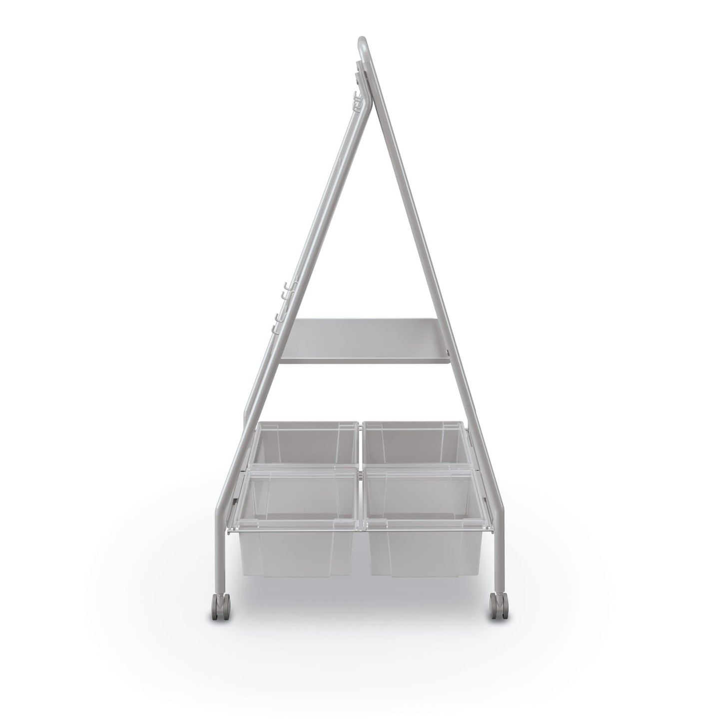 Mooreco Mobile Teacher's Learning Centre TLC - 2 Platinum - 56.7"H × 25.6"W × 28.3"D (35362) - SchoolOutlet