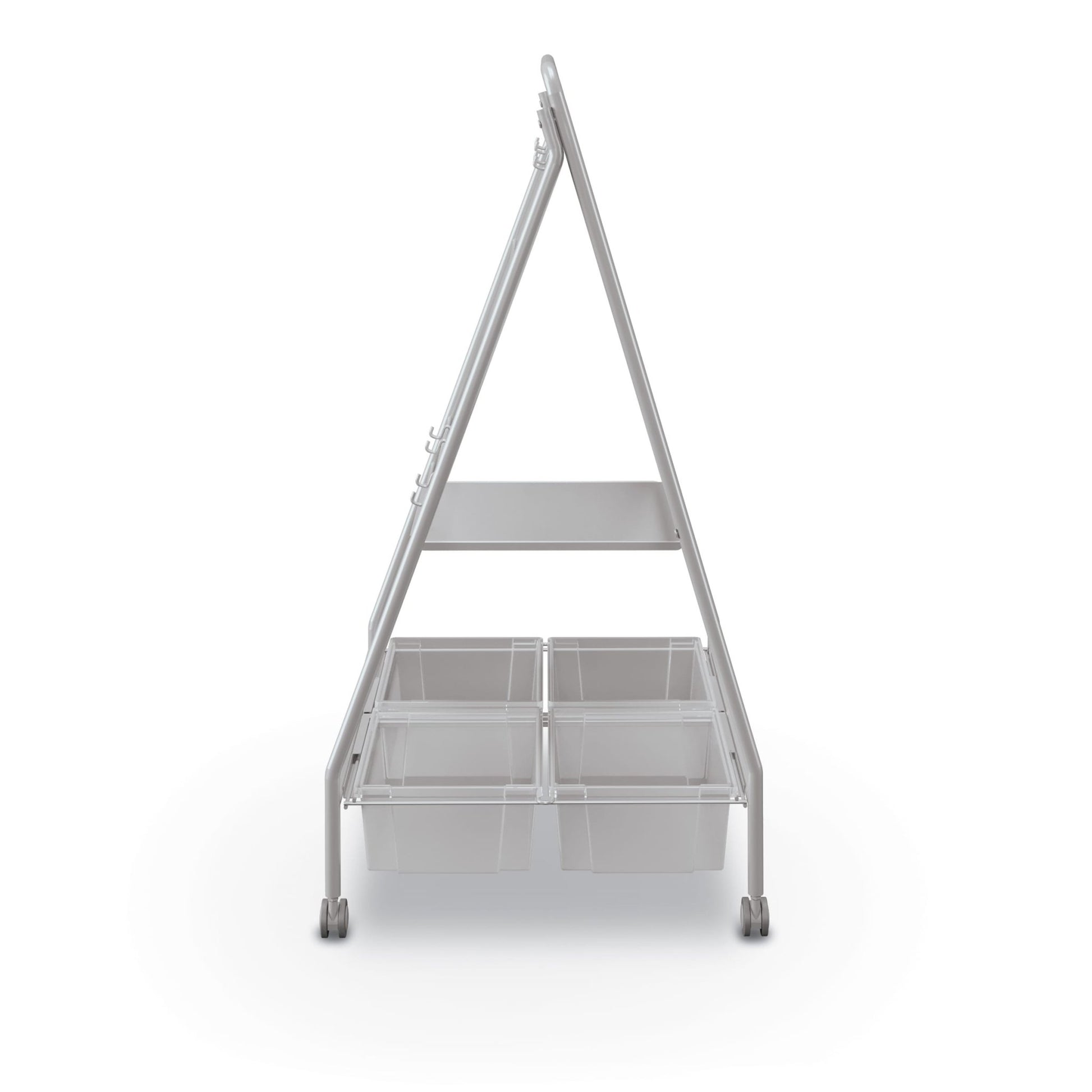 Mooreco Mobile Teacher's Learning Centre TLC - 2 Platinum - 56.7"H × 25.6"W × 28.3"D (35362) - SchoolOutlet