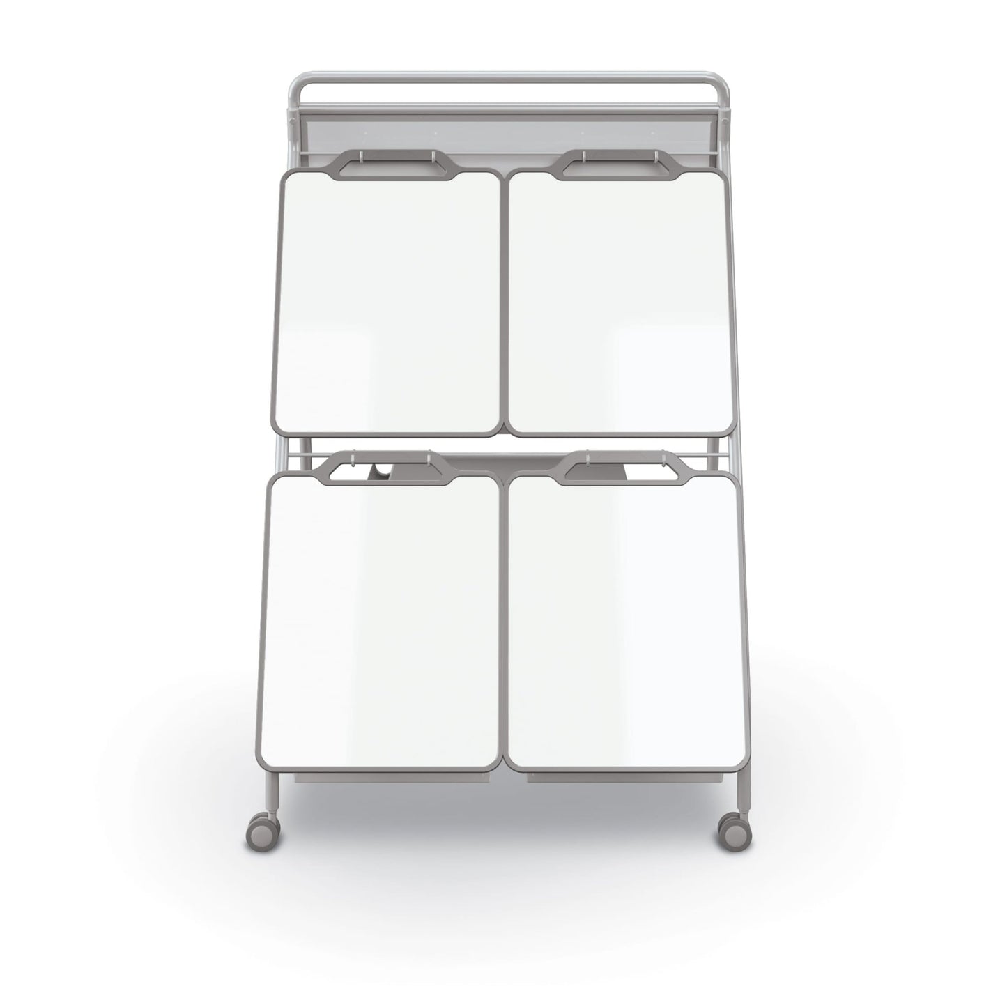 Mooreco Mobile Teacher's Learning Centre TLC - 2 Platinum - 56.7"H × 25.6"W × 28.3"D (35362) - SchoolOutlet