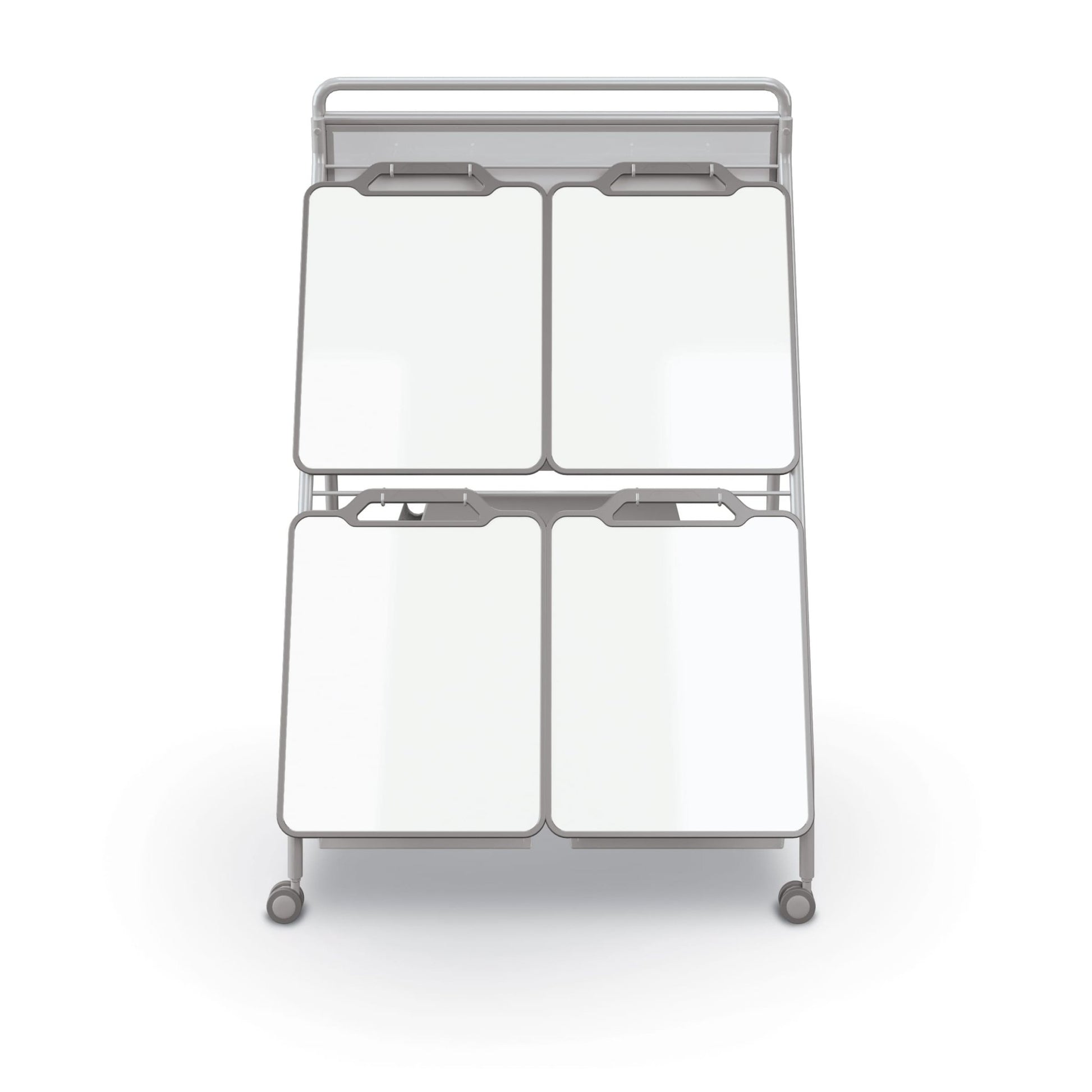 Mooreco Mobile Teacher's Learning Centre TLC - 2 Platinum - 56.7"H × 25.6"W × 28.3"D (35362) - SchoolOutlet