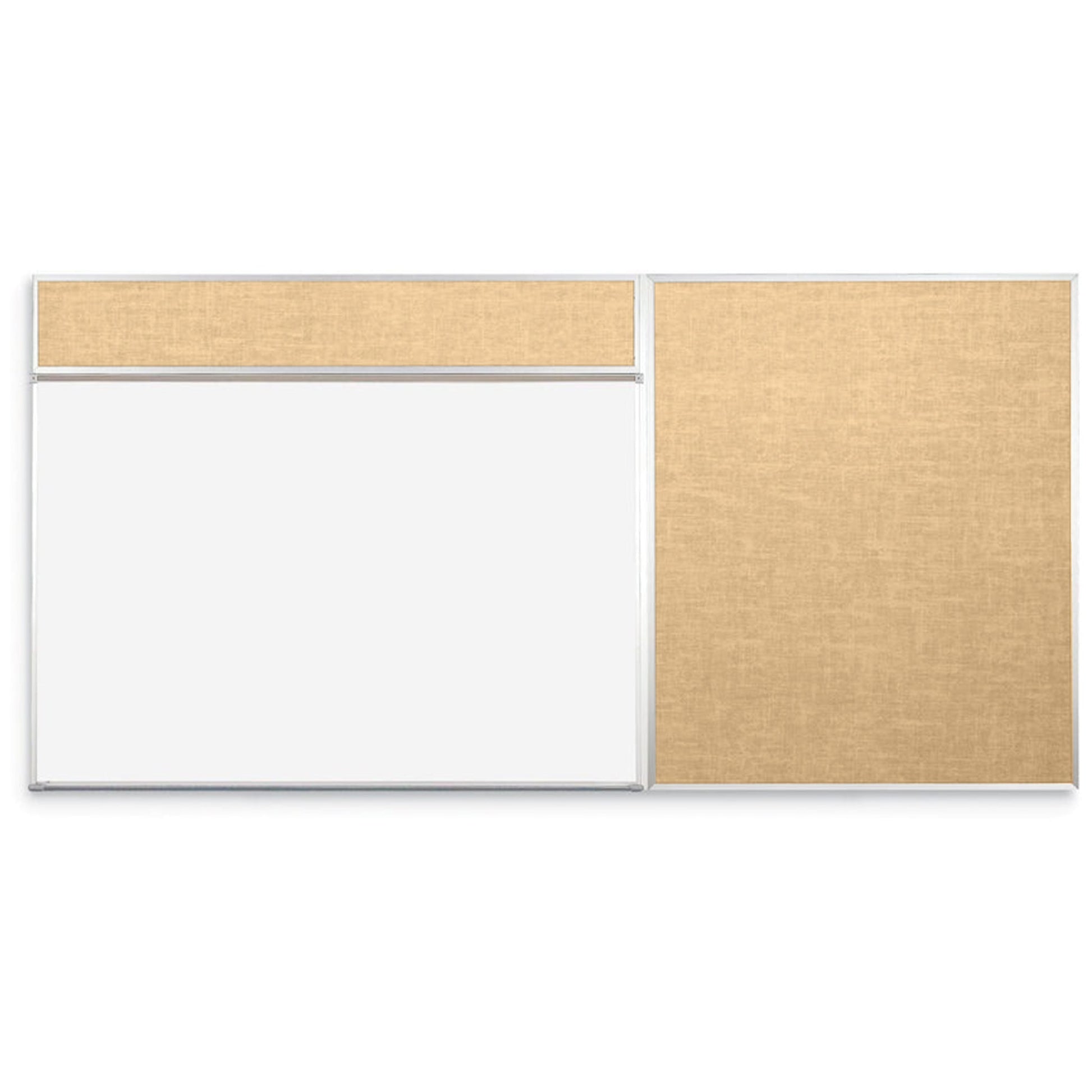 Mooreco Combo-Rite Board - Porcelain Steel Markerboard and Vin-Tak Tackboard (Type D) - SchoolOutlet