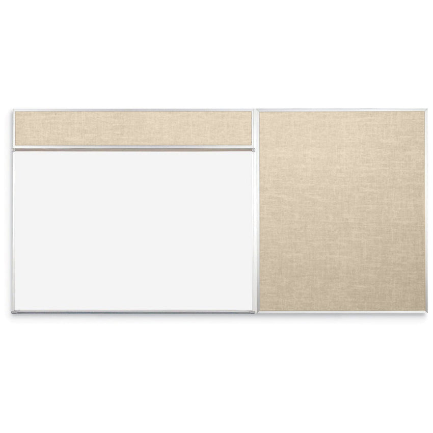 Mooreco Combo-Rite Board - Porcelain Steel Markerboard and Vin-Tak Tackboard (Type D) - SchoolOutlet