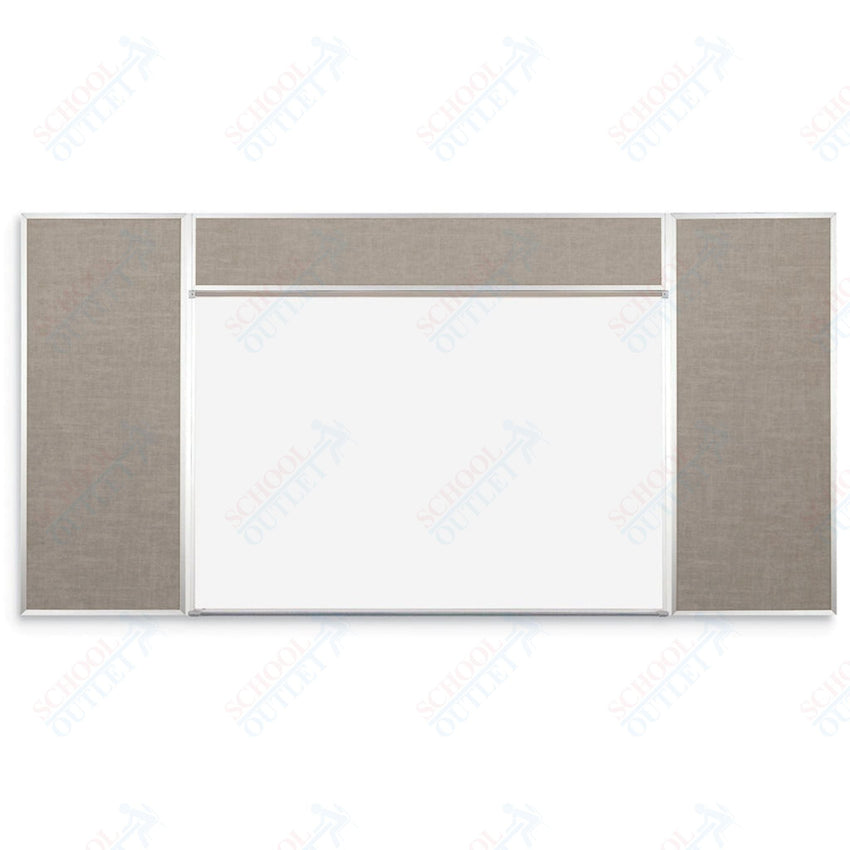 Mooreco Combo - Rite Board - Porcelain Steel Markerboard and Vin - Tak Tackboard (Type H) - SchoolOutlet