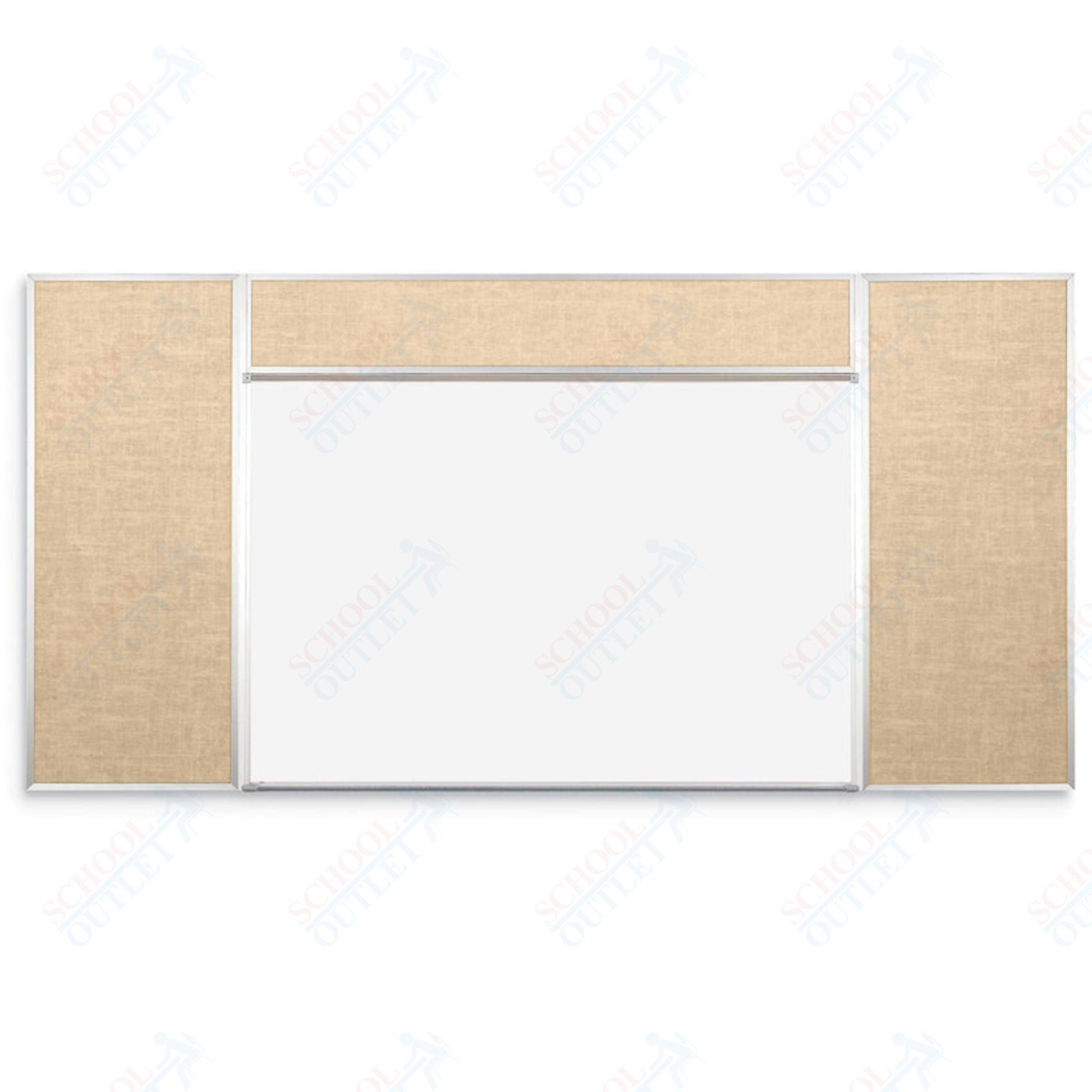 Mooreco Combo - Rite Board - Porcelain Steel Markerboard and Vin - Tak Tackboard (Type H) - SchoolOutlet
