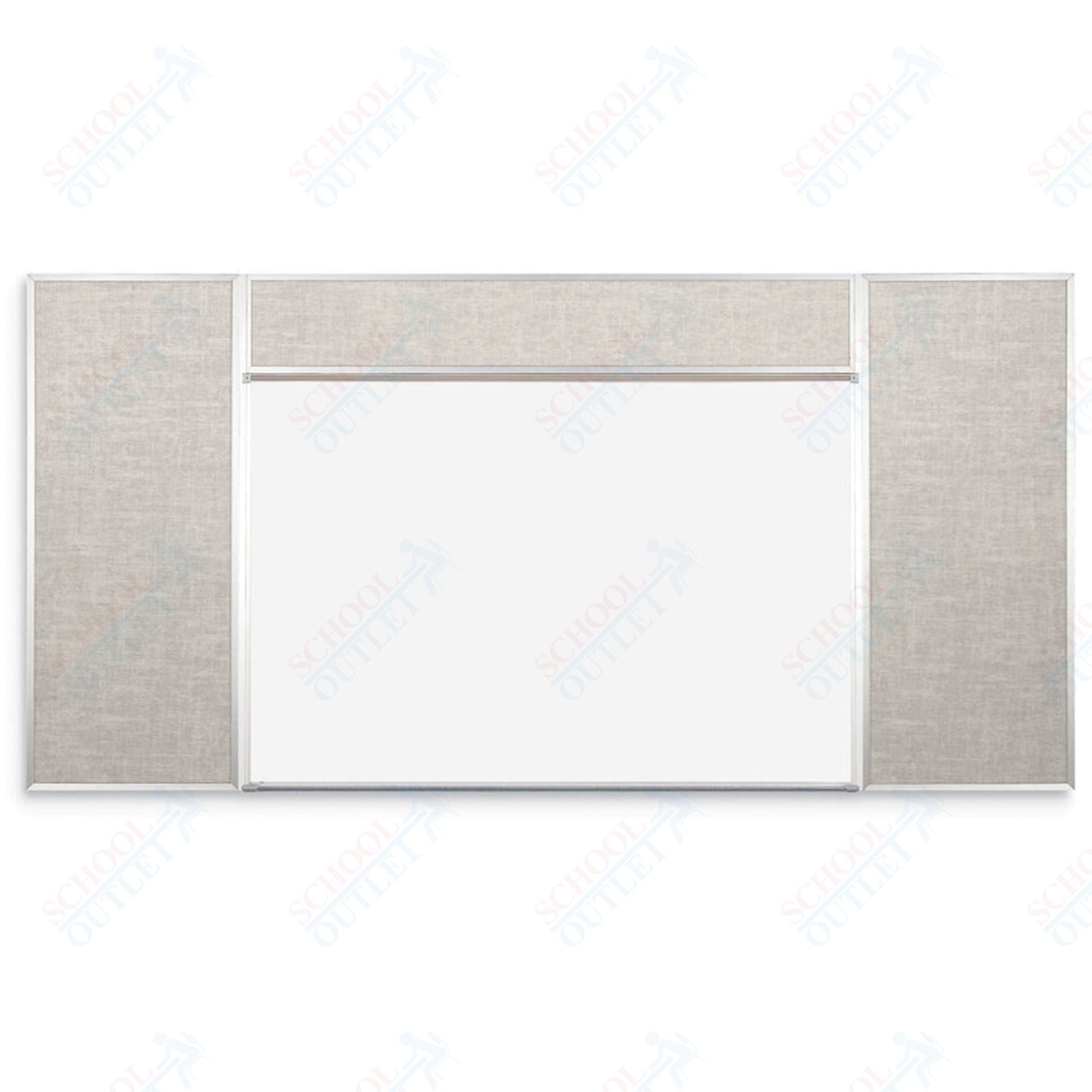 Mooreco Combo - Rite Board - Porcelain Steel Markerboard and Vin - Tak Tackboard (Type H) - SchoolOutlet