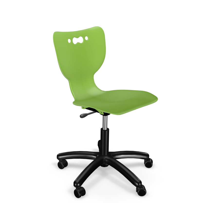 Hierarchy 5-Star Height-Adjustable 16.5"-21.5" School Chair - Hard Caster - 53511 - SchoolOutlet