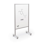 Mooreco Inklud Mobile Whiteboard - Platinum - Porcelain 72