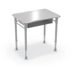 MooreCo Astute Hard Plastic Desk with book box (Set of 2) MOR-59083