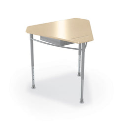 MooreCo Astute Hard Plastic Desk Small Monroe with book box (Set of 2) MOR-5908X