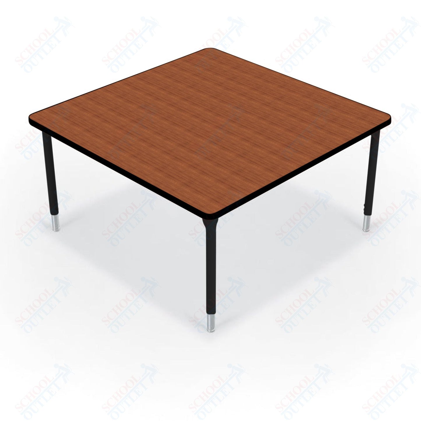Hierarchy Square School Activity Table (48"W x 48"D) HPL Top - Height Adjustable Legs by MooreCo - SchoolOutlet